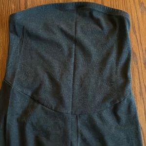 Charcoal maternity high waisted leggings